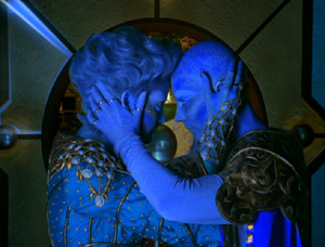 Two Delvian priestesses sharing Unity.