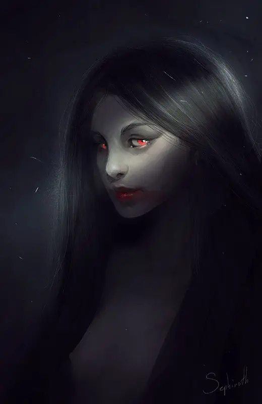 Red Lips by Sephiroth-Art